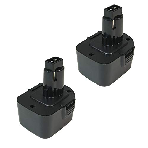 2 x Trade batería de Ni-MH 12 V 3000 mAh sustituye EZWA-57 EZWA-60 EZWA-61 ELU WÜRTH 700900320 Dewalt DC9071 DE9037 DE9071 DE9072 DE9074 DE9075 DE9274 DW9071 DW9072 DW9074 DW-9071 DW-9072 DW-9074