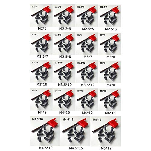 20 piezas Insertar tornillos Torx M2-M5 Llave de bandera Herramientas de torno interno Accesorios para insertos de carburo Cortadores de torno Destornillador con llave, M4.5 x 15