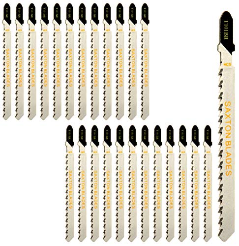 25 x Saxton cuchillas de sierra de madera T101BR para Bosch, Dewalt, Hitachi, Makita, Festool, etc.