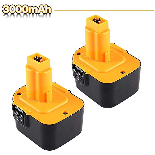 2X 3.0AH Ni-MH Reemplazo para Dewalt 12V Batería DC9071 DE9037 DE9071 DE9072 DE9074 DE9075 DE9501 DW9071 DW9072 152250-27 397745-01