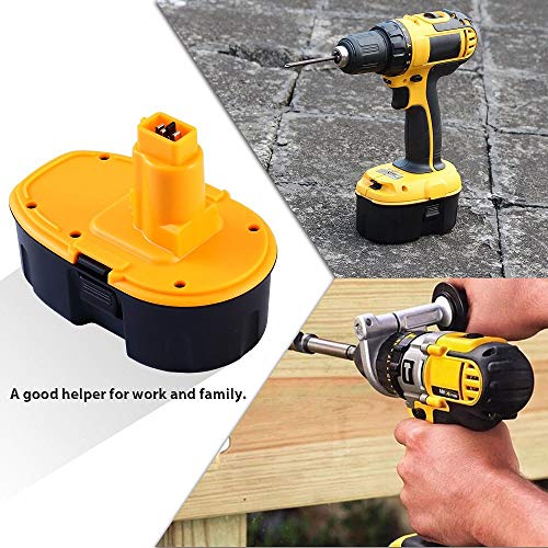 2X para Dewalt 18v Baterias 3.0Ah NIMH de herramienta eléctrica Repuesto Batería DC9096 DE9039 DE9095 DE9096 DE9503 DW9095 DW9096 DW9098 Reoben