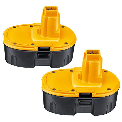 2X Powayup Reemplazo para DeWalt 18V 3.0Ah NI-MH Taladro Batería DE9503 DC9096 DE9039 DE9095 DE9096 DW9095 DW9096 DW9098