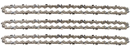 3 tallox cadenas de sierra 3/8" 1,3 mm 44 eslabones 30 cm compatible con Stihl