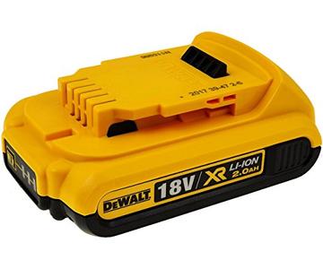 bateria 18v 2ah dewalt