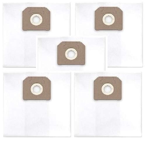 5x bolsas de polvo de filtro (clase de filtración M) para DEWALT DWV 902 M, 902MT, 902L, 900L, 901L, 901LT