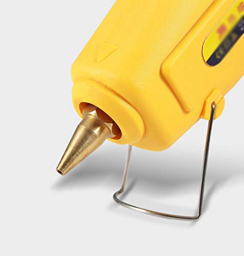 60w Pistola de pegamento de fusión en caliente Rápida temperatura dual Hecha a mano 11 mm Palo de pegamento Pistola de pegamento de temperatura ajustable Pistola de pegamento boquilla de pistola de co