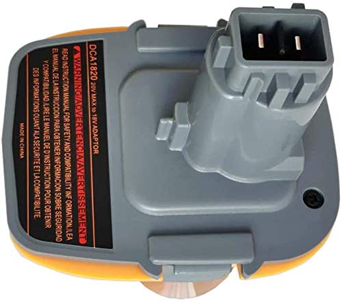 Adaptador de batería DeWalt de repuesto para DeWalt 18V-20V batería de litio DCA1820 DCB090 (con función USB Mobile Power)