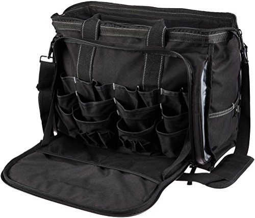 AmazonBasics - Bolsa de herramientas para electricista, 50 bolsillos