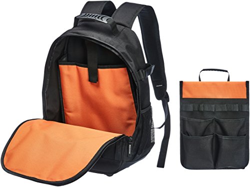 AmazonBasics - Mochila para herramientas, 22 bolsillos con presillas útiles