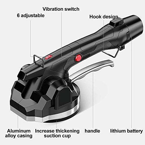 Baldosas para máquina vibratoria de baldosas de 100CM Nivelador de baldosas, herramienta eléctrica para colocación automática de pisos, herramienta Instalación automática,2xbattery