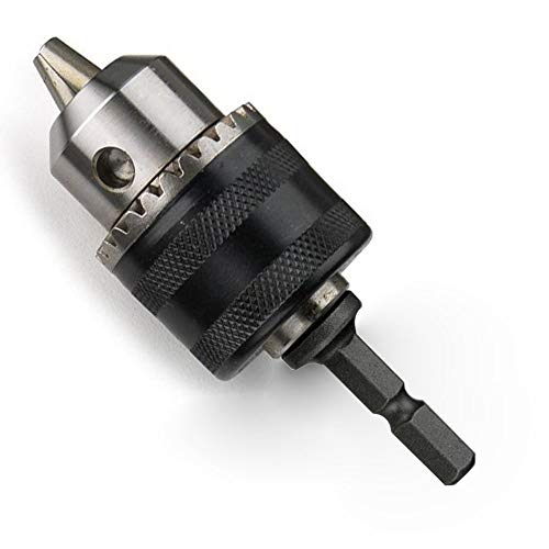 Bardland JT-10A 0.8-10mm Convertidor de portabrocas sin llave 3/8 "Hilo 24UNF Adaptador de cambio rápido con vástago SDS-Plus Vástago hexagonal de