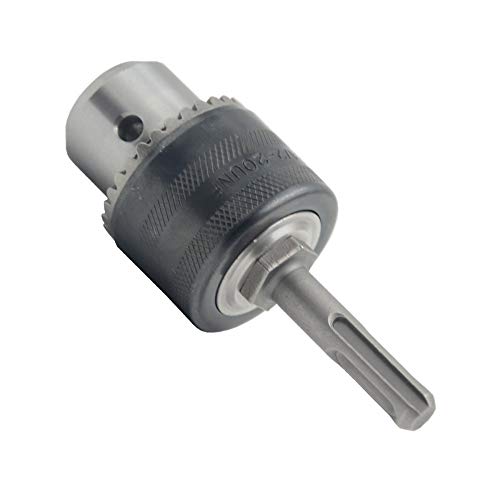 Bardland JT-10A 0.8-10mm Convertidor de portabrocas sin llave 3/8 "Hilo 24UNF Adaptador de cambio rápido con vástago SDS-Plus Vástago hexagonal de