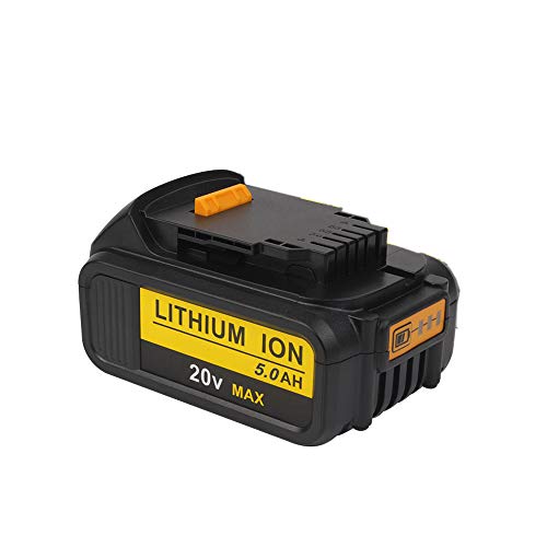 Batería de ion de litio de repuesto para Dewalt DCB200 DCB205-2 DCB205 DCB203 DCB201-2 DCB201 DCB200 herramientas eléctricas inalámbricas de 20 V y 5,0 Ah