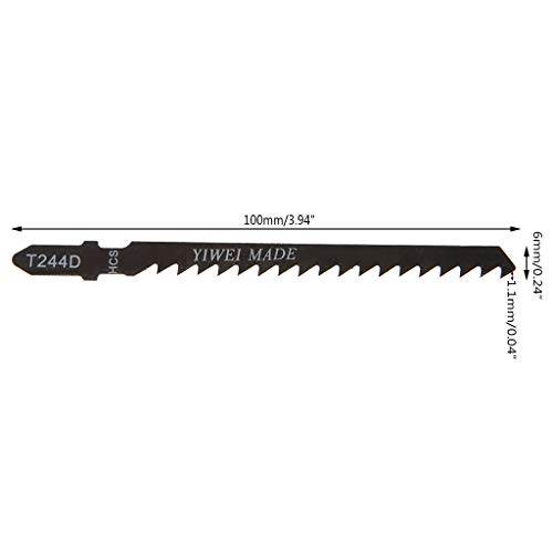 Besttse - Juego de cuchillas para sierra de calar para paneles de madera, aleación de acero, 5 unidades