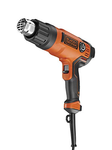 BLACK+DECKER KX2200K-QS - Decapador 2.000W, hasta 645˚C, 230V, incluye 8 accesorios y maletín