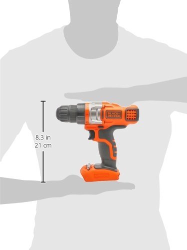 BLACK+DECKER LDX220C 20V MAX taladro inalámbrico de 2 velocidades (incluye batería y cargador)