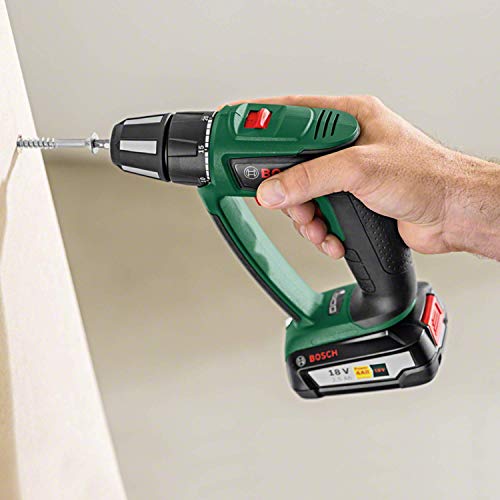 Bosch 0 603 9B0 101 Atornillador con batería de litio 45 W, 18 V, Negro, Verde, Rojo No percutor