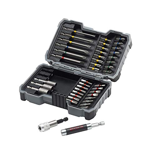 Bosch 2 607 017 164 Set de 43 unidades para atornillar y llaves de vaso + Bosch Mini X-Line - Set de 15 brocas mixto: mini x-line