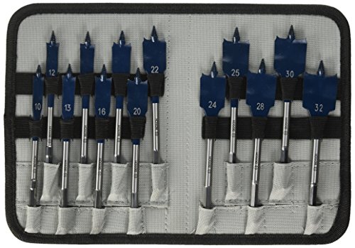 Bosch 2 608 587 010 - Set de 13 brocas fresadoras planas Self Cut Speed - 10; 12; 13; 14; 16; 18; 20; 22; 24; 25; 28; 30; 32 mm (pack de 13)