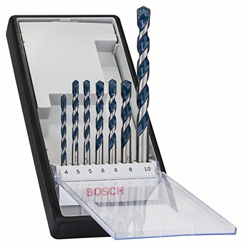 Bosch 2 608 588 167 - Juego de 7 brocas para hormigón Robust Line CYL-5-4; 5; 5; 6; 6; 8; 10 mm (pack de 7)