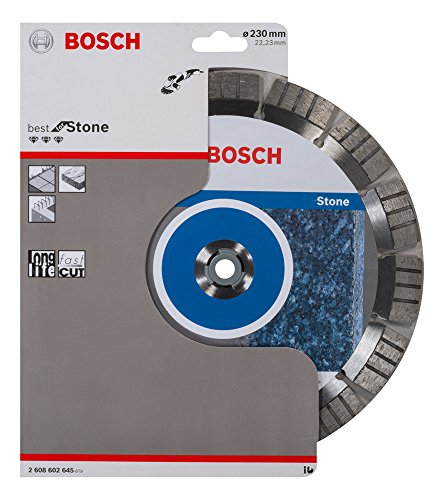 Bosch 2 608 602 645 - Disco de corte de diamante Best for Stone - 230 x 22,23 x 2,4 x 15 mm (pack de 1)