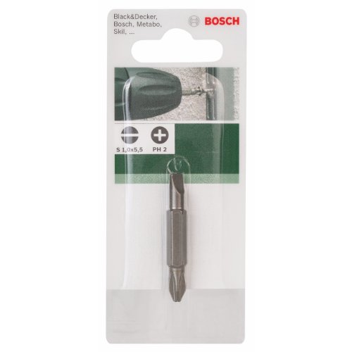 Bosch 2 609 255 954 - Lámina doble IS1,0 x 5,5-PH2