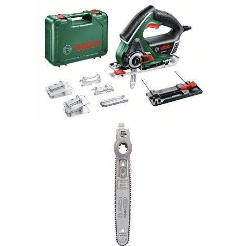 Bosch AdvancedCut 50V - Sierra con tecnología NanoBlade + Bosch Hoja de sierra con tecnología de Nanoblade Wood Speed 65 para Easy Cut 12, 50 y Advanced Cut 50