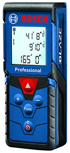 Bosch Blaze Pro Laser Distance Measure, 165-Feet GLM165-40