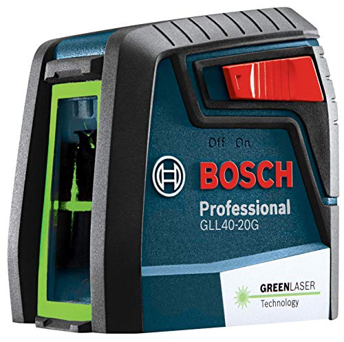 Bosch GLL40-20G Green-Beam Self-Leveling Cross-Line Laser