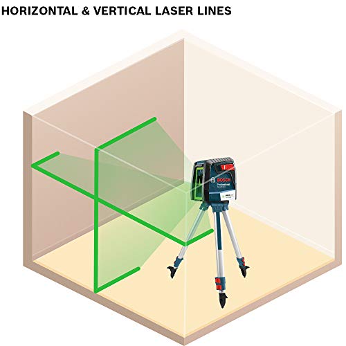 Bosch GLL40-20G Green-Beam Self-Leveling Cross-Line Laser