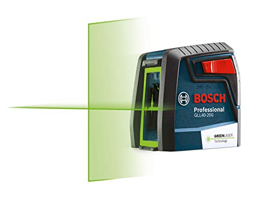 Bosch GLL40-20G Green-Beam Self-Leveling Cross-Line Laser
