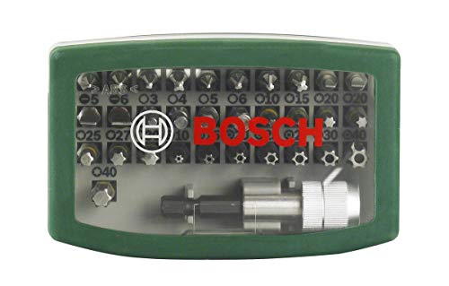Bosch Home and Garden 2 607 017 063 Bosch 2607017063-Set unidades para atornillar, Set de 32 Piezas