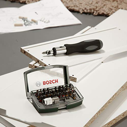 Bosch Home and Garden 2 607 017 063 Bosch 2607017063-Set unidades para atornillar, Set de 32 Piezas