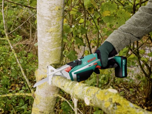 Bosch Keo 0600861900 - Sierra de jardín a batería (Tiempo de carga de la batería: 3.5 H, 10.8 V)