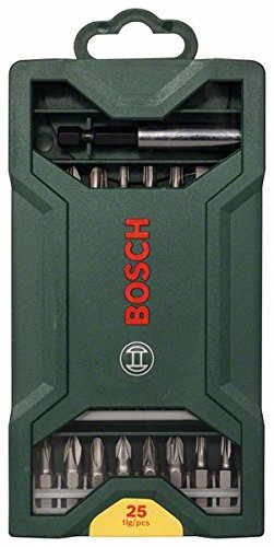Bosch Mini X-line - Set de 25 unidades para atornillar
