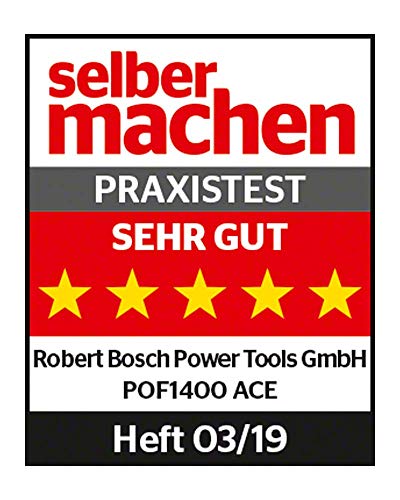 Bosch POF 1400 ACE - Fresadora de superficie (1.400 W, en maletín)