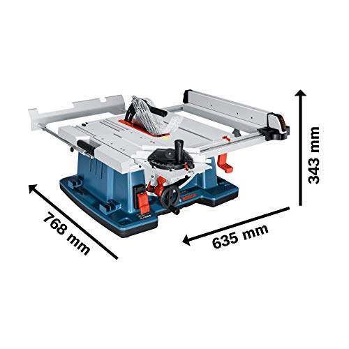 Bosch Profesional Sierra Circular de mesa GTS 10 XC con freno de motor (potencia: 2100 W, diámetro del disco de sierra: 254 mm)