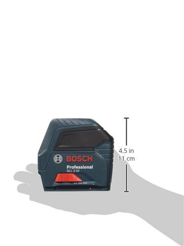 Bosch Professional 0601063L00 Nivel GLL 2-10, láser Rojo, Interior, Alcance 10 m, con Funda, en Caja