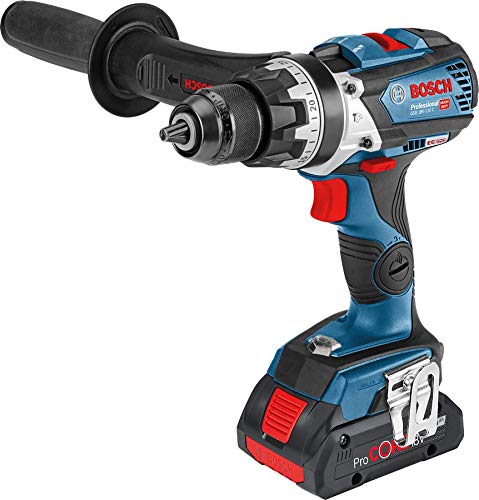 Bosch Professional 18V System GSB 18V-110 C - Taladro percutor a batería (110 Nm, 2100 rpm, conectable, sin batería, en caja)