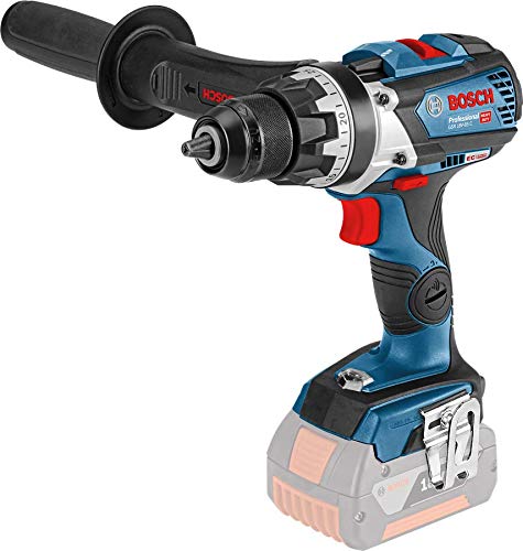 Bosch Professional 18V System GSR 18V-110 C - Atornillador a batería (110 Nm, Ø máx. tornillo 12 mm, conectable, sin batería, en L-BOXX)