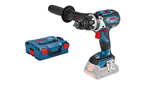 Bosch Professional 18V System GSR 18V-110 C - Atornillador a batería (110 Nm, Ø máx. tornillo 12 mm, conectable, sin batería, en L-BOXX)