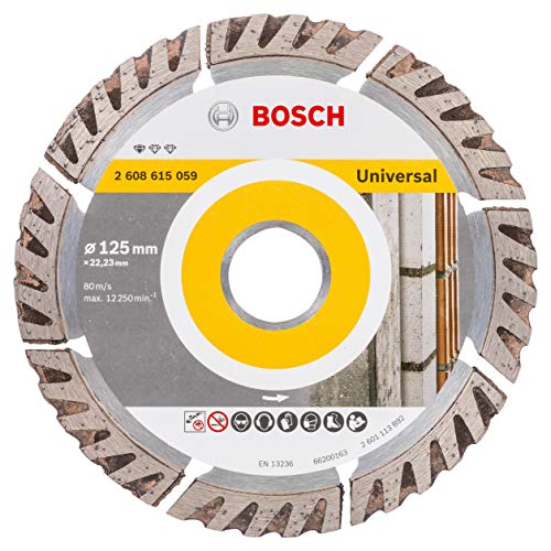Bosch Professional 2608615059 Bosch Disco de corte de diamante estándar, tipo Universal:125 mm