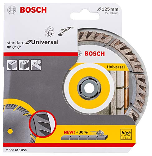 Bosch Professional 2608615059 Bosch Disco de corte de diamante estándar, tipo Universal:125 mm