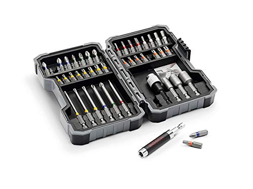 Bosch Professional 260925C147 Set de 43 Puntas para atornillar y Llaves de Vaso Accesorios para Taladro