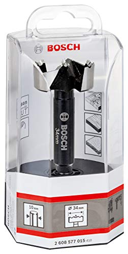 Bosch Professional Broca fresadora para madera (para madera, Ø 34 mm, longitud 90 mm, accesorio para taladro)