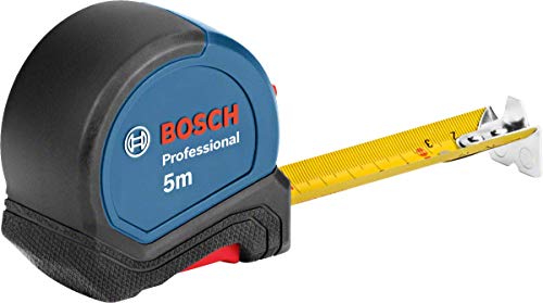 Bosch Professional - Cinta métrica (longitud 5 m, ancho 27 mm, gancho magnético)
