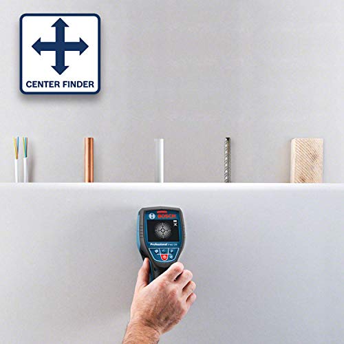 Bosch Professional Detector de pared D-tect 120 (4 baterías AA x 1,5 V, profundidad máx. 120 mm, en caja)