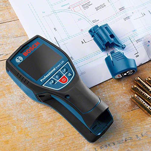 Bosch Professional Detector de pared D-tect 120 (4 baterías AA x 1,5 V, profundidad máx. 120 mm, en caja)