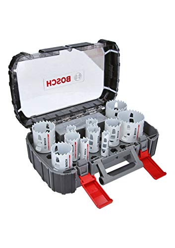 Bosch Professional Endurance for Heavy Duty Set de uso universal con 13 unidades de sierras de corona de carburo (accesorios para taladro)