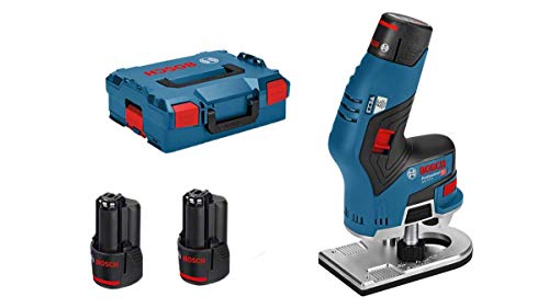 Bosch Professional - Fresadora de cantos + Bosch Professional - Batería de litio 2Ah